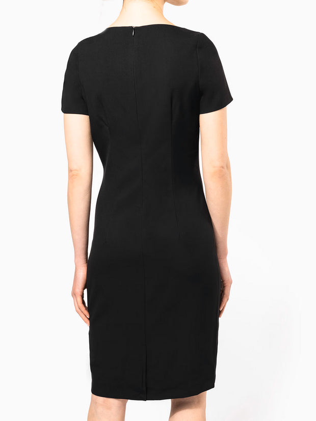 Rezeptionistin Kleid mit kurzen Ärmeln