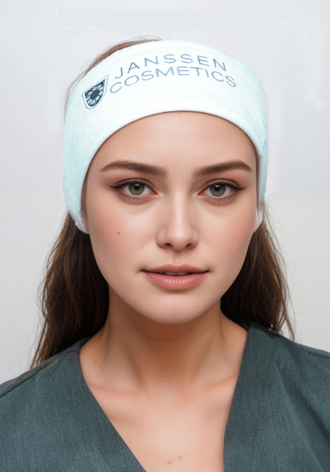 LONEEDY Gesichts-Stirnbänder Set – 3 Stück Mit Klett, Weich & Verstellbar (Rosa, Beige, Grau)