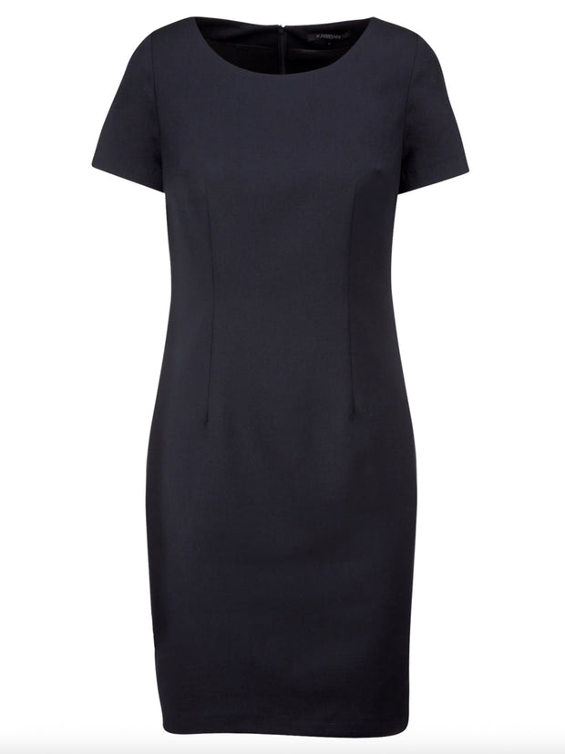 Rezeptionistin Kleid mit kurzen Ärmeln