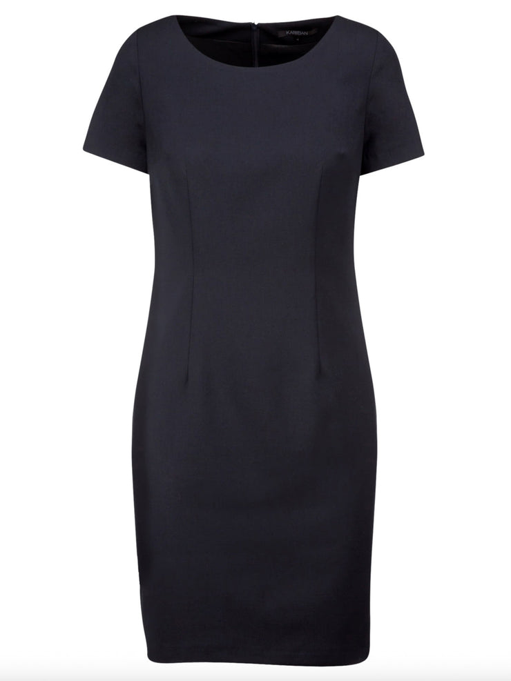 Rezeptionistin Kleid mit kurzen Ärmeln