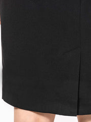 Rezeptionistin Kleid mit kurzen Ärmeln