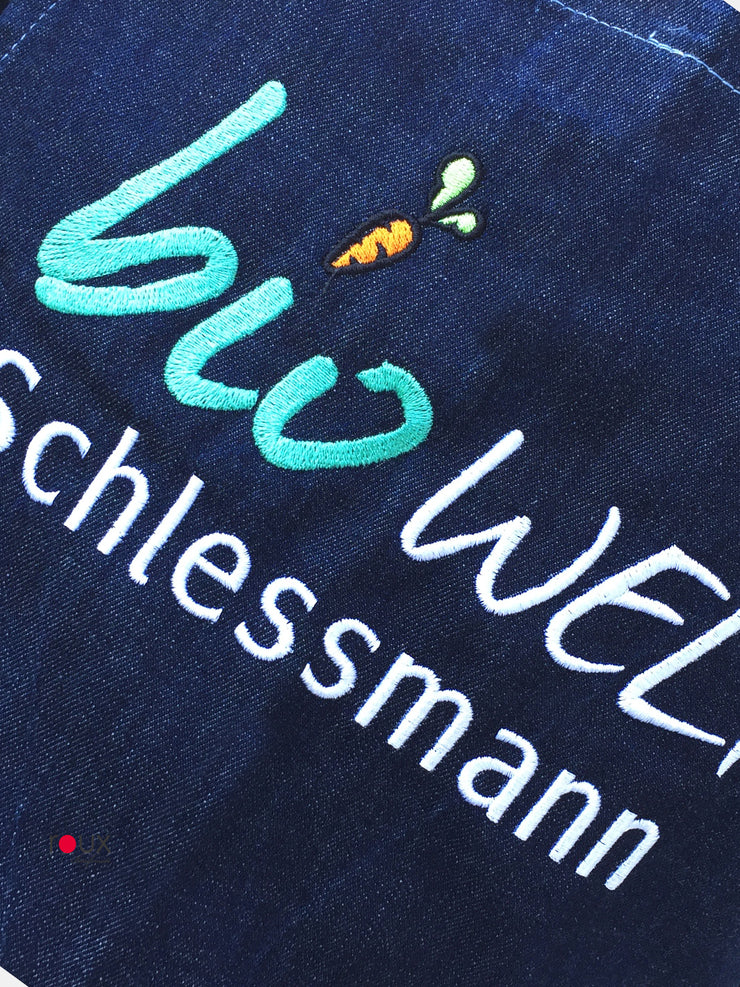 Jeans Schürzen Besticken