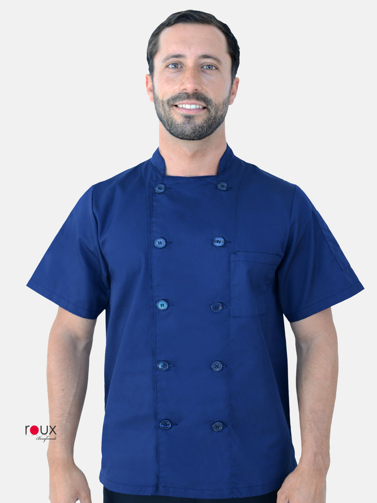 Kochjacke blau Classica